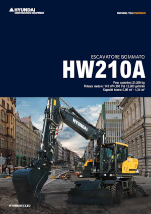 Колесни екскаватори Hyundai HW210A