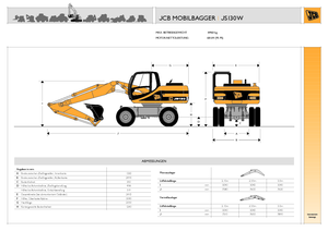 Колесни екскаватори JCB JS 130 W