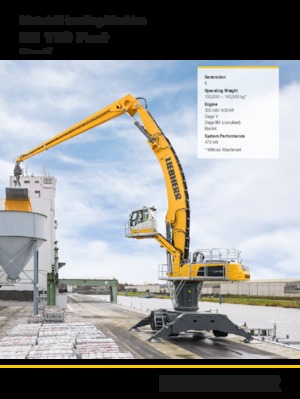 Щишки за ексаватори Liebherr LH 110 M Port Litronic