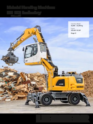 Щишки за ексаватори Liebherr LH 22 M Industry Litronic