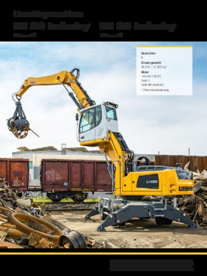 Щишки за ексаватори Liebherr LH 30 M Industry Litronic