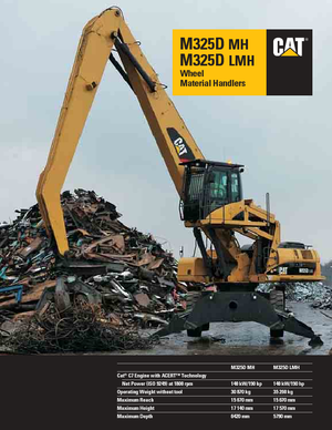 Колесни екскаватори Caterpillar M325D MH