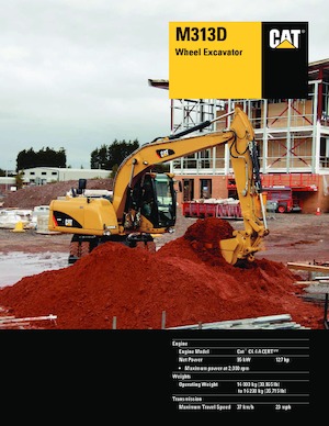 Колесни екскаватори Caterpillar M313D
