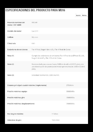 Колесни екскаватори Caterpillar M316