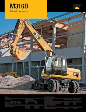 Колесни екскаватори Caterpillar M316D