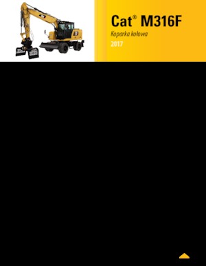 Колесни екскаватори Caterpillar M316F