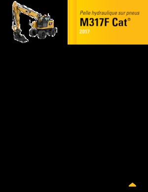 Колесни екскаватори Caterpillar M317F