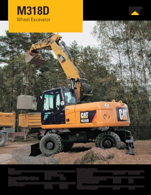 Колесни екскаватори Caterpillar M318D