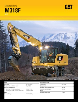 Колесни екскаватори Caterpillar M318F