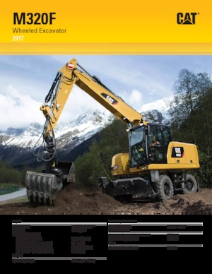 Колесни екскаватори Caterpillar M320F