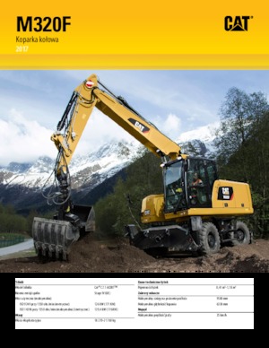 Колесни екскаватори Caterpillar M320F