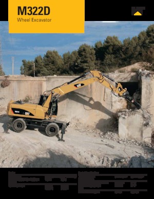 Колесни екскаватори Caterpillar M322D