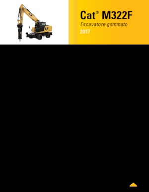 Колесни екскаватори Caterpillar M322F