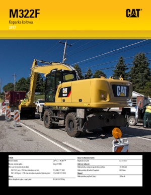 Колесни екскаватори Caterpillar M322F