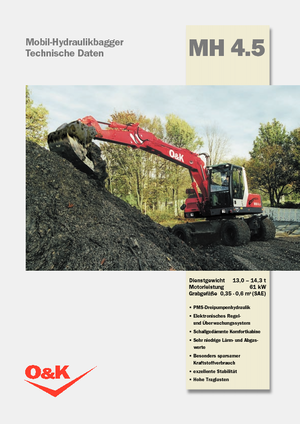 Колесни екскаватори O&K MH 4.5