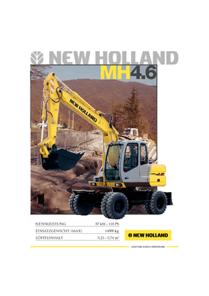 Колесни екскаватори New Holland MH 4.6