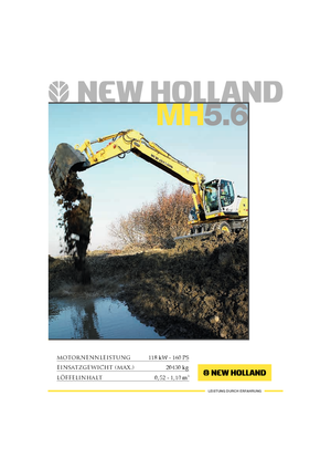 Колесни екскаватори New Holland MH 5.6