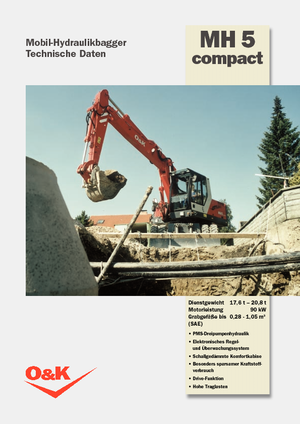 Колесни екскаватори O&K MH 5 Compact