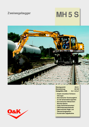 Колесни екскаватори O&K MH 5 S - A4