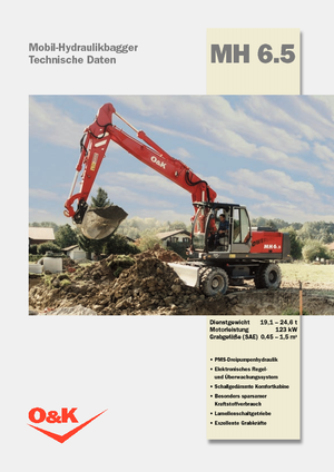 Колесни екскаватори O&K MH 6.5