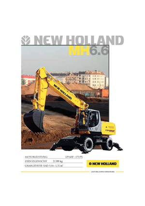 Колесни екскаватори New Holland MH 6.6