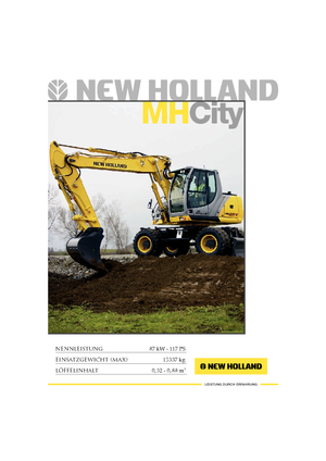 Колесни екскаватори New Holland MH City