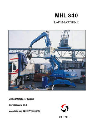 Щишки за ексаватори Fuchs MHL 340