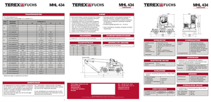 Щишки за ексаватори Terex-Fuchs MHL 434