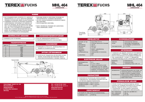 Щишки за ексаватори Terex-Fuchs MHL 464