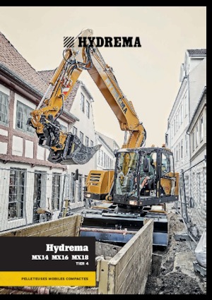 Колесни екскаватори Hydrema MX 14