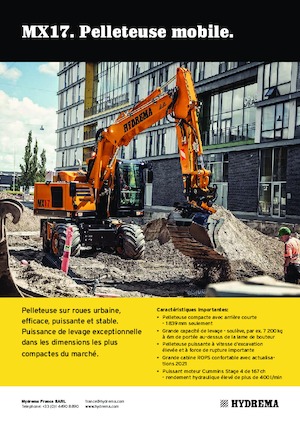 Колесни екскаватори Hydrema MX 17