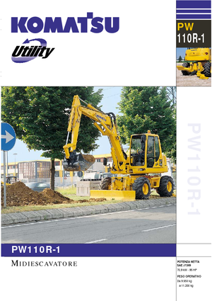 Колесни екскаватори Komatsu PW110R-1