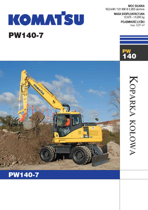 Колесни екскаватори Komatsu PW140-7