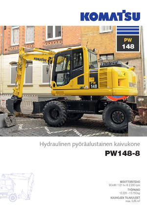 Колесни екскаватори Komatsu PW148-8