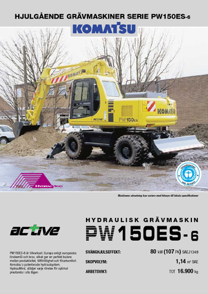 Колесни екскаватори Komatsu PW150-6