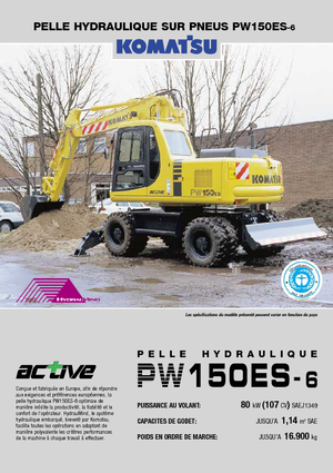Колесни екскаватори Komatsu PW150-6