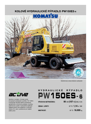 Колесни екскаватори Komatsu PW150-6