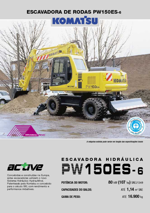 Колесни екскаватори Komatsu PW150-6