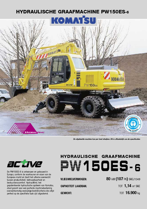 Колесни екскаватори Komatsu PW150-6