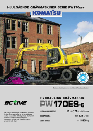 Колесни екскаватори Komatsu PW170-6