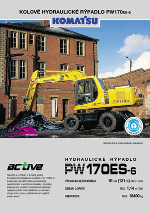 Колесни екскаватори Komatsu PW170-6