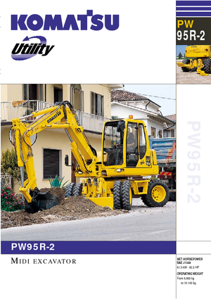 Колесни екскаватори Komatsu PW95 R-2