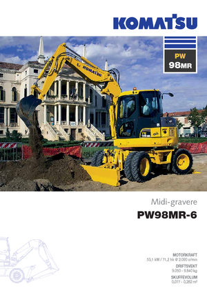 Колесни екскаватори Komatsu PW98MR-6