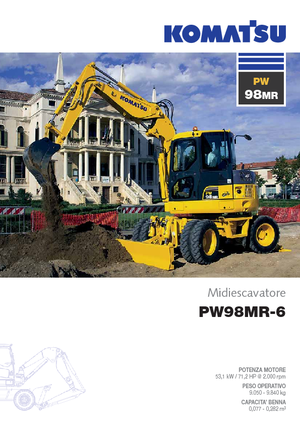 Колесни екскаватори Komatsu PW98MR-6