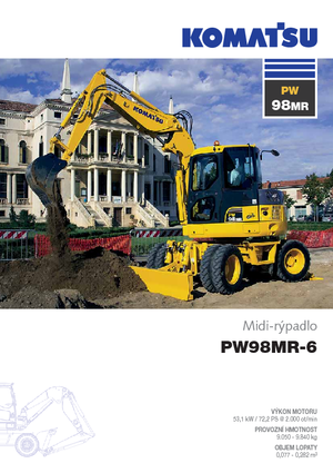 Колесни екскаватори Komatsu PW98MR-6
