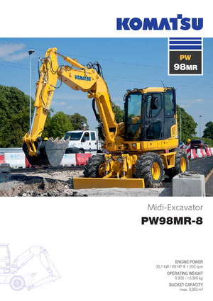 Колесни екскаватори Komatsu PW98MR-8