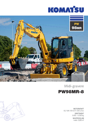 Колесни екскаватори Komatsu PW98MR-8