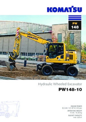 Колесни екскаватори Komatsu PW148-10 