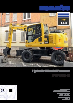 Колесни екскаватори Komatsu PW148-8