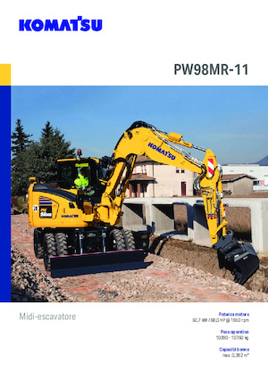 Колесни екскаватори Komatsu PW98MR-11E0